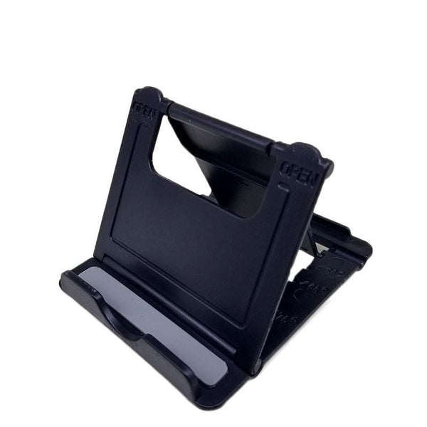 HKM-506835 Portable Adjustable Double Folding Phone Stand for Tablets and Smartphones