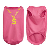 HKM-5070909 Lightweight Casual Dog Vest in Black and Rose Red - XS to L Sizes Available