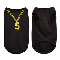 HKM-5070909 Lightweight Casual Dog Vest in Black and Rose Red - XS to L Sizes Available