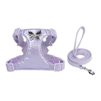 HKM-5071165 Small Dog Chest Strap Harness with Hand-Holding Rope in Multiple Colors