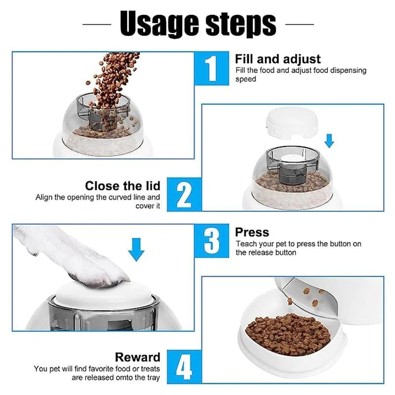 HKM-5072317 Automatic Pet Feeder Dispenser for Dogs - Upgrade Options Available