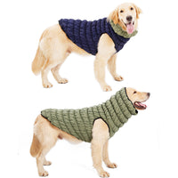 HKM-5072701 Reversible Pet Dog Cotton Vest with D Ring Hole - Casual Stretch Jacket for Autumn and Winter