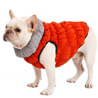 HKM-5072701 Reversible Pet Dog Cotton Vest with D Ring Hole - Casual Stretch Jacket for Autumn and Winter