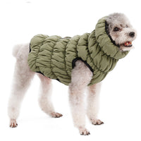 HKM-5072701 Reversible Pet Dog Cotton Vest with D Ring Hole - Casual Stretch Jacket for Autumn and Winter