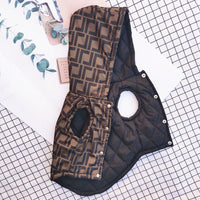 HKM-5072957 Thickened Cotton Dog Vest Coat in Brown - Sizes XS to XXXL