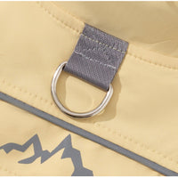 HKM-5073085 Color Block Windbreaker for Small to Medium Dogs - Weather Resistant, Comfortable Cotton Coat