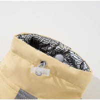 HKM-5073085 Color Block Windbreaker for Small to Medium Dogs - Weather Resistant, Comfortable Cotton Coat