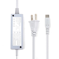 HKM-507347 Wii U Tablet Power Supply Charger - Compatible with Wii U, ABS Material, Multiple Plug Options