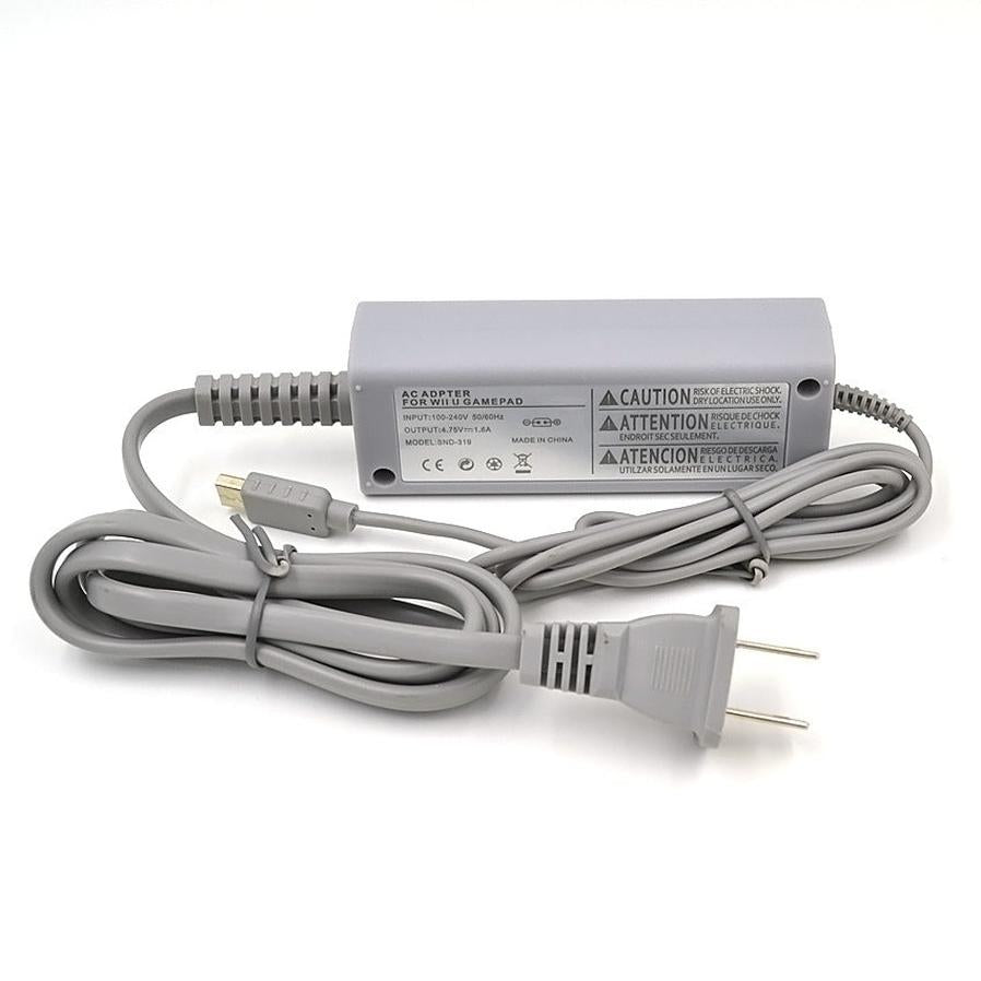 HKM-507347 Wii U Tablet Power Supply Charger - Compatible with Wii U, ABS Material, Multiple Plug Options