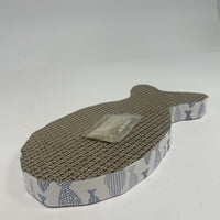HKM-5074493 Fish-Shaped Cat Scratching Post for Playful Feline Fun