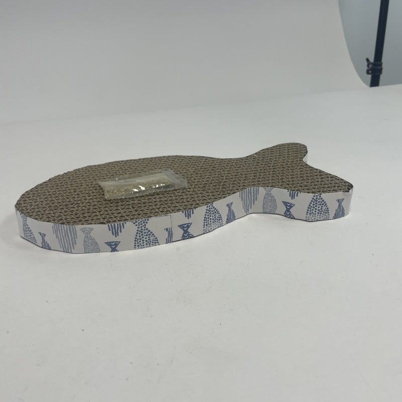 HKM-5074493 Fish-Shaped Cat Scratching Post for Playful Feline Fun