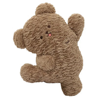 HKM-507731 Tsubomi Cartoon Bear Plush Toy Hugging Pillow - Unisex Stuffed Doll, 55cm Long Plush Filling