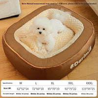 HKM-5078333 Winter Warm Removable and Washable Printed Dog Kennel for Various Sizes