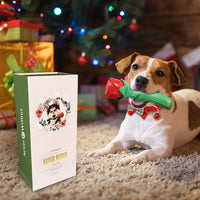 HKM-5079101 Red TPE Molar Stick Dog Toy in Gift Box for Chewing and Playtime