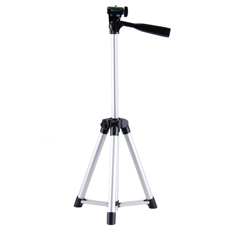 HKM-507987 Versatile Aluminum Alloy Tripod Set with U-Shaped Clip and Cloth Bag for Mobile Phone Live Support