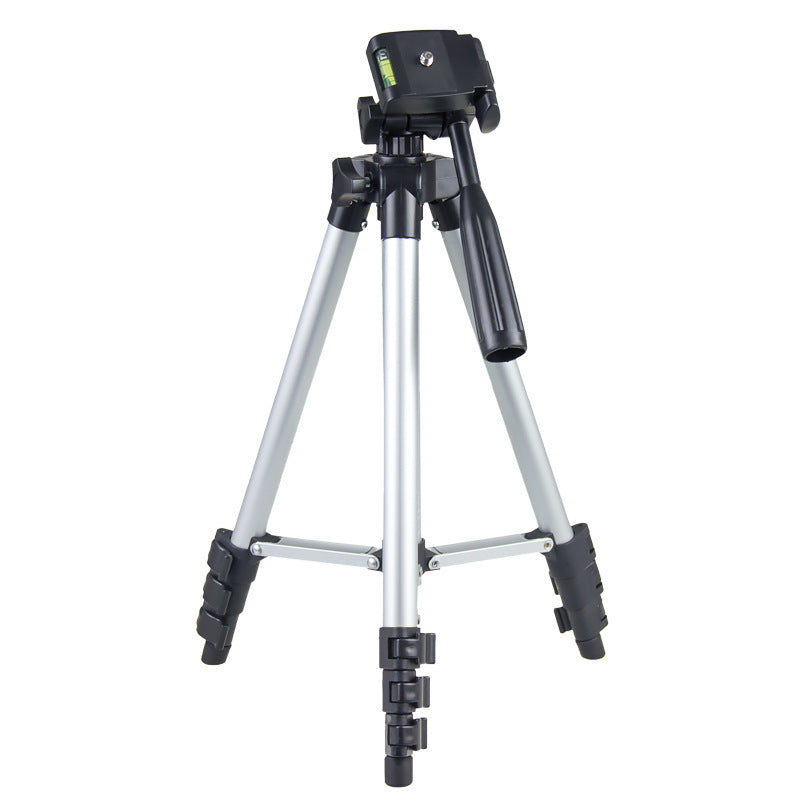 HKM-507987 Versatile Aluminum Alloy Tripod Set with U-Shaped Clip and Cloth Bag for Mobile Phone Live Support