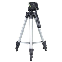 HKM-507987 Versatile Aluminum Alloy Tripod Set with U-Shaped Clip and Cloth Bag for Mobile Phone Live Support