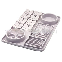 HKM-5080253 Silicone Slow Food Licking Mat with Suction Cup for Dogs - Versatile Pet Tableware