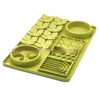 HKM-5080253 Silicone Slow Food Licking Mat with Suction Cup for Dogs - Versatile Pet Tableware