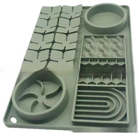 HKM-5080253 Silicone Slow Food Licking Mat with Suction Cup for Dogs - Versatile Pet Tableware