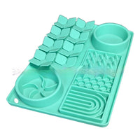 HKM-5080253 Silicone Slow Food Licking Mat with Suction Cup for Dogs - Versatile Pet Tableware
