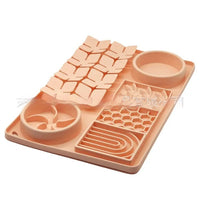 HKM-5080253 Silicone Slow Food Licking Mat with Suction Cup for Dogs - Versatile Pet Tableware