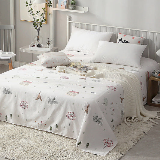 HKM-508051 Cotton Printed Sheets - 100% Cotton, 40 Count, 128x68 Density