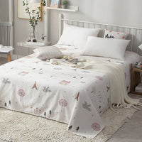 HKM-508051 Cotton Printed Sheets - 100% Cotton, 40 Count, 128x68 Density