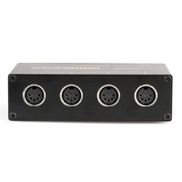 HKM-508115 MIDI Merge-5 Combiner for 5 Inputs and 2 Outputs, Compact Size 115x73x33mm, Low Latency Operation