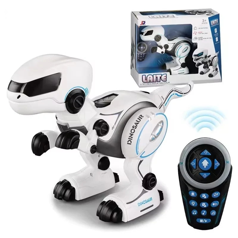 HKM-508243 Remote Control Dinosaur Robot Toy with Gesture Induction and Music for Kids