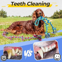 HKM-5082685 Durable Cotton Rope Toy for Dogs - Ideal for Tug of War, Chewing, and Interactive Play
