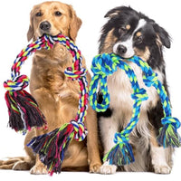 HKM-5082685 Durable Cotton Rope Toy for Dogs - Ideal for Tug of War, Chewing, and Interactive Play