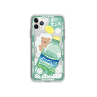 HKM-508371 Silicone Phone Case with Cartoon Animal Design Compatible with iPhone Models 7/8, 7P/8P, X/XS, XR, XSMAX, 11, 11Pro, 11Pro MAX, 12, 12Pro, 12Pro MAX, 12mini