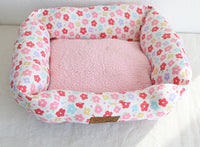 HKM-5084093 Small Square Nest Dog Mat for All Seasons ¨C Cozy Cotton Kennel with Various Patterns