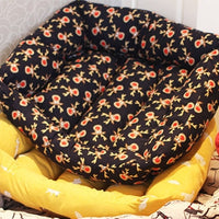 HKM-5084093 Small Square Nest Dog Mat for All Seasons ¨C Cozy Cotton Kennel with Various Patterns