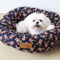 HKM-5084093 Small Square Nest Dog Mat for All Seasons ¨C Cozy Cotton Kennel with Various Patterns