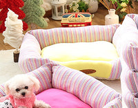 HKM-5084093 Small Square Nest Dog Mat for All Seasons ¨C Cozy Cotton Kennel with Various Patterns