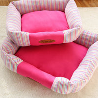 HKM-5084093 Small Square Nest Dog Mat for All Seasons ¨C Cozy Cotton Kennel with Various Patterns