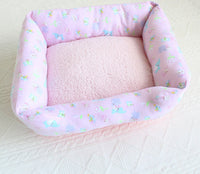 HKM-5084093 Small Square Nest Dog Mat for All Seasons ¨C Cozy Cotton Kennel with Various Patterns