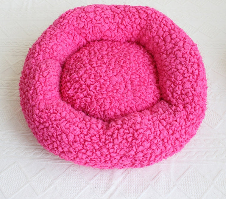 HKM-5084093 Small Square Nest Dog Mat for All Seasons ¨C Cozy Cotton Kennel with Various Patterns
