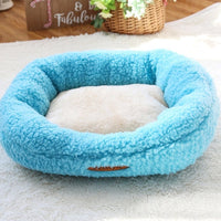 HKM-5084093 Small Square Nest Dog Mat for All Seasons ¨C Cozy Cotton Kennel with Various Patterns