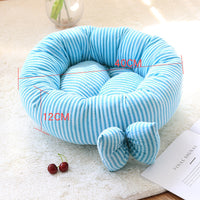 HKM-5084093 Small Square Nest Dog Mat for All Seasons ¨C Cozy Cotton Kennel with Various Patterns