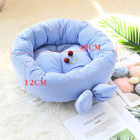 HKM-5084093 Small Square Nest Dog Mat for All Seasons ¨C Cozy Cotton Kennel with Various Patterns