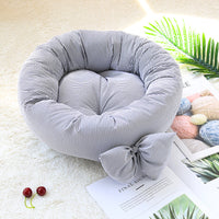 HKM-5084093 Small Square Nest Dog Mat for All Seasons ¨C Cozy Cotton Kennel with Various Patterns