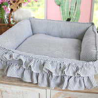 HKM-5084093 Small Square Nest Dog Mat for All Seasons ¨C Cozy Cotton Kennel with Various Patterns