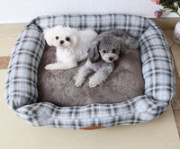 HKM-5084093 Small Square Nest Dog Mat for All Seasons ¨C Cozy Cotton Kennel with Various Patterns