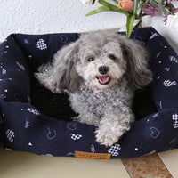 HKM-5084093 Small Square Nest Dog Mat for All Seasons ¨C Cozy Cotton Kennel with Various Patterns
