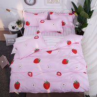 HKM-508435 Polyester Fiber Bed Linen and Quilt Cover Set - Multiple Sizes Available