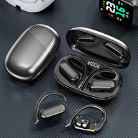 HKM-508435 Wireless Ear Hook Earphones with Microphone for Gym and Outdoor Activities