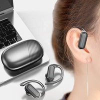HKM-508435 Wireless Ear Hook Earphones with Microphone for Gym and Outdoor Activities